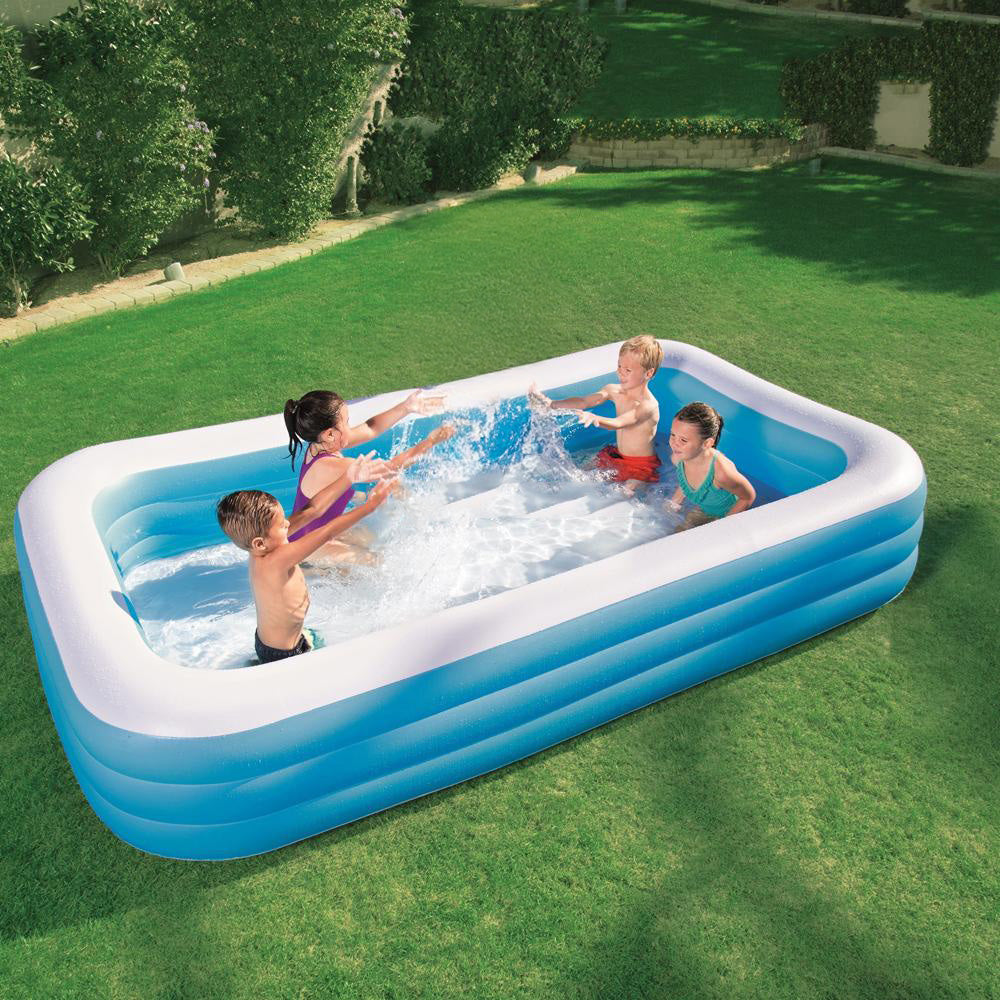 PISCINE GONFLABLE BESTWAY OCEAN 301x183x56Cm (009) (134) حوض سباحة حجم عائلي + 3 هدايا مجانية