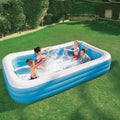 PISCINE GONFLABLE BESTWAY OCEAN 301x183x56Cm (009) (134) حوض سباحة حجم عائلي + 3 هدايا مجانية