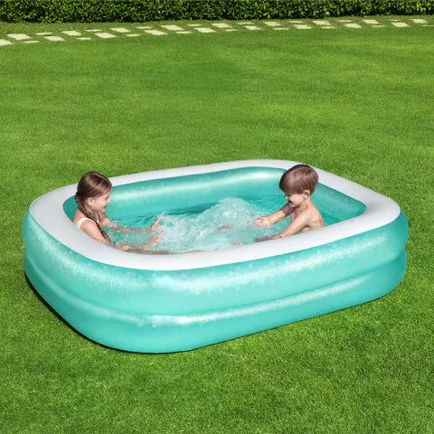 PISCINE GONFLABLE BESTWAY AQUA 201x146x48 cm حوض سباحة حجم عائلي + 5 هدايا مجانية (005) (132)