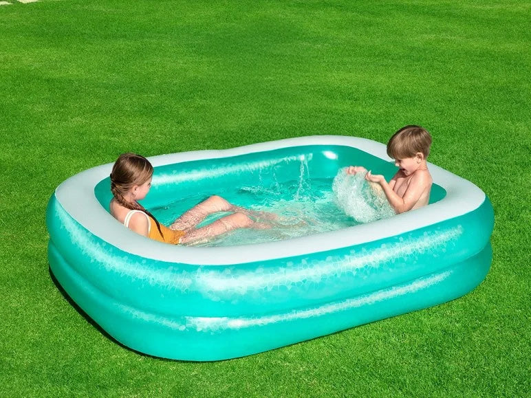 PISCINE GONFLABLE BESTWAY AQUA 201x146x48 cm حوض سباحة حجم عائلي + 5 هدايا مجانية (005) (132)
