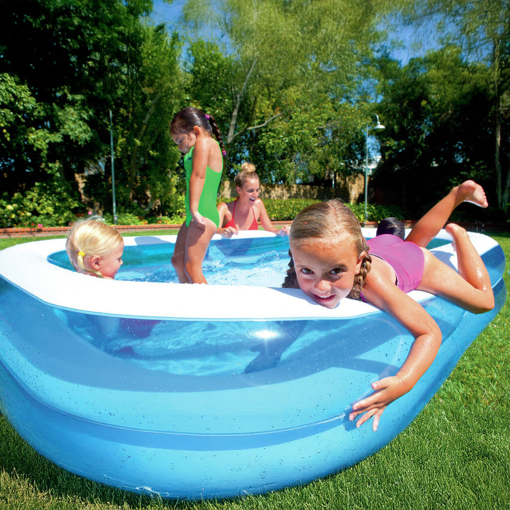 (T) PISCINE GONFLABLE BESTWAY OCEAN 262x175x51Cm (006) (142) حوض سباحة حجم عائلي + 5 هدايا مجانية