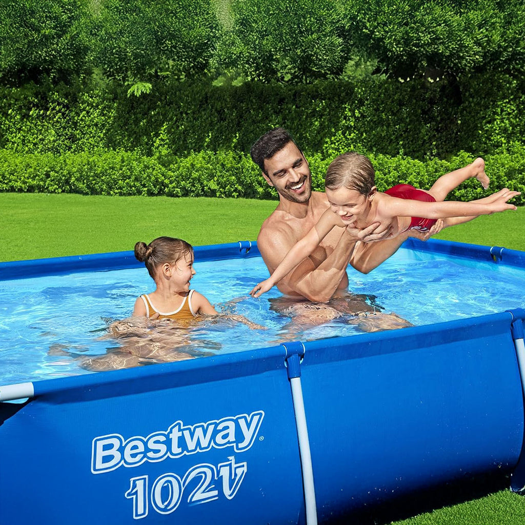 PISCINE BESTWAY MONTABLE 259x170x61cm (403) (137) مسبح عائلي + 4 هدايا مجانية