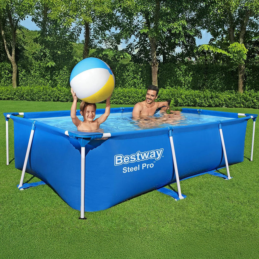 PISCINE BESTWAY MONTABLE 259x170x61cm (403) (137) مسبح عائلي + 4 هدايا مجانية