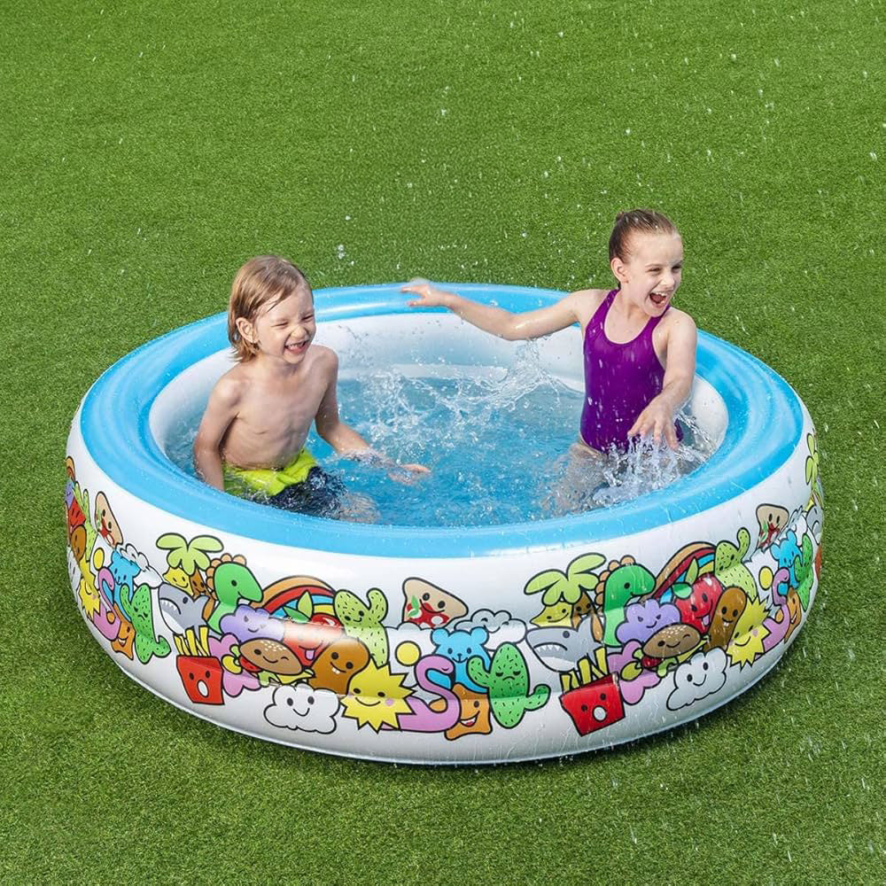 PISCINE GONFLABLE BESTWAY MICKEY 196x53 cm حوض سباحة حجم عائلي + 3 هدايا مجانية (140) (122)