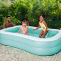 PISCINE GONFLABLE BESTWAY AQUA 201x146x48 cm حوض سباحة حجم عائلي + 5 هدايا مجانية (005) (132)