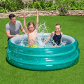 PISCINE GONFLABLE BESTWAY GREEN POOL 170x53Cm  حوض سباحة حجم عائلي + 4 هدايا مجانية (042) (135)